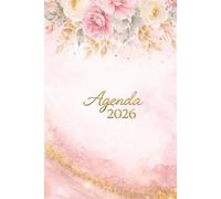 Agenda Journalier: Planificateur pour fille | Format 6x9 | 1 page par jour | 12 mois de janvier à décembre | Organisation Travail Études Vie Quotidienne