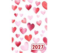 Agenda Journalier: Planificateur pour fille | Format 6x9 | 1 page par jour | 12 mois de janvier à décembre | Organisation Travail Études Vie Quotidienne