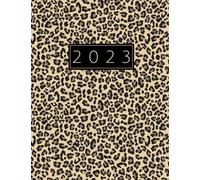 Agenda Leopardo 2023 Mes Vista: Planificador Mensual A4 - Libreta de Calendario Mensual Minimalista con frases de clásicos literarios en cada mes - Agenda Chicas 2023