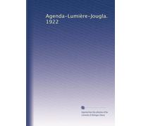 Agenda-Lumière-Jougla. 1922