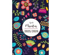 Agenda Maestra 2025/2026 a5: 1 Pagina per Giorno - Pianificatore dell’Attività Giornaliere per Insegnanti - Planner italiano delle lezioni con registro.