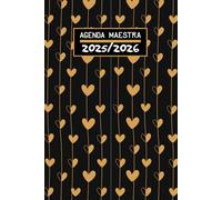 Agenda Maestra 2025/2026: Giornaliera (un giorno per pagina) | Diario per insegnanti di scuola primaria Anno scolastico 2025/26, con Registro Del Professore.