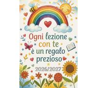 Agenda Maestra 2026/2027 Personalizzata: Regalo maestre fine anno