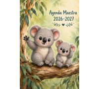 Agenda Maestra 2026/2027: Pianificatore settimanale, una settimana su due pagine | Regalo maestre fine anno.