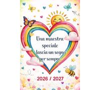Agenda Maestra 2026/2027: Regalo maestre fine anno asilo
