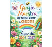 Agenda Maestra 2026 2027: Regalo maestre fine anno, Pianificatore settimanale