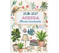 Agenda Maestra desestresada 2026 2027: Planificador y organizador de clases mensual, trimestral y semanal para docentes, cuaderno del profesor, regalo ... infantil, primaria, secundaria o tutora. A4