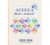 Agenda Maestra “desestresada” : Año escolar - Semana Vista: Cuaderno para profesora de infantil, primaria o secundaria, agenda para docentes. ... de la suerte. Regalo para maestras. DIN A4