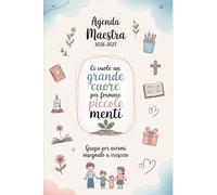 Agenda Maestra Giornaliera: 1 pagina per giorno - Diario per insegnante di Scuola Primaria e Infanzia.