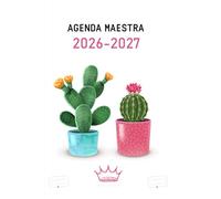 Agenda Maestra infanzia 2025/2026: 1 Pagina per Giorno da Agosto 26 a Luglio 27 | Pianificatore giornaliero e mensile, Diario per insegnati, Formato A5.