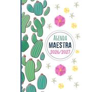 Agenda Maestra infanzia 2026/2027: Pianificatore settimanale e mensile Completo e Pratico + Registro Voti | Idee regalo per insegnanti | Formato A5