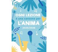 Agenda Maestra Musica 2025 2026: Pianificatore settimanale e mensile | Regalo maestre fine anno | Asilo nido, scuola dell'infanzia e elementare