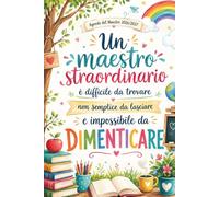 Agenda Maestro 2026/2027: Pianificatore dell’Attività Settimanale per Insegnanti | Regalo uomo fine Anno | una settimana su 2 pagine da sttembre 2026 a luglio 2027 | Formato A5