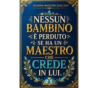 Agenda Maestro 2026 2027: Regalo uomo fine Anno , una settimana su 2 pagine , con registro classe, orario lezioni, note e pagine per organizzare l’anno scolastico