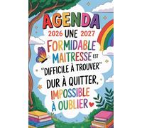 Agenda Maitresse 2026 2027: Cadeau maitresse d'école fin d'année