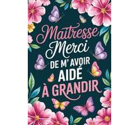 AGENDA MAITRESSE 2026 2027: Merci De M'avoir Aidé à Grandir