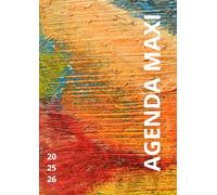 AGENDA MAXI edizione COLORI CALDI 2025/2026: Ideale per docenti di matematica, fisica e materie scientifiche