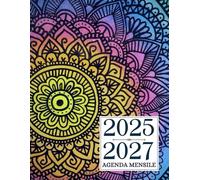 Agenda Mensile 2025-2027: 36 Mesi Pianificatore Appuntamenti da Gennaio 25 a Dicembre 27 || Calendario Organizzatore per 3 Anni - 1 Mese a 2 Pagine - Formato Grande