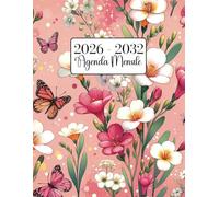 Agenda Mensile 2026-2032: A4, Sette anni, da gennaio 2026 a dicembre 2032