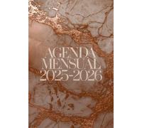 Agenda Mensual 2025-2026 a5: 2 años, planificador mensual de enero 2025 a diciembre 2026 | 1 Mes en 2 Páginas | 24 Meses
