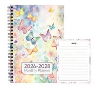 Agenda mensual 2026-2028, cuaderno mensual de 3 años, organizador diario para estudiantes, profesores, jóvenes, adolescentes, adultos, compañeros de clase, familiares y amigos