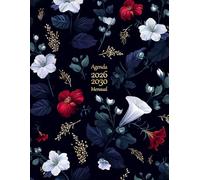 Agenda Mensual 2026-2030: 5 Años Planificador de Enero 2026 a Diciembre 2030 con citas Motivacionales y Vacaciones Españolas | 1 Mes para 2 Páginas || 60 Meses Calendario rganizador A4