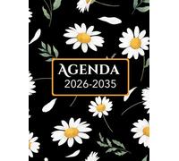 Agenda Mensual 2026-2035: Organizador de 120 Meses | Enero 2026-Diciembre 2035 | Planificador Vista Semanal y Mensual A4 | con Vacaciones en España | Regalo para Año Nuevo | 287 Páginas.