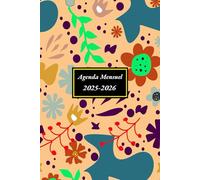 Agenda Mensuel 2025-2026 a5: Planificateur Mensuel de 2 Ans Du Janvier 2025 Au Décembre 2026 Pour Vous Aider à Planifier Chaque Mois | Organiseur de 24 Mois Avec Jours Fériés