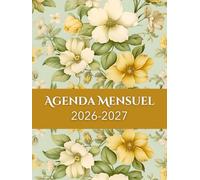 Agenda Mensuel 2026-2027: 2 Ans - du Premier Janvier 2026 au 31 Décembre 2027 - Planning Mensuel - Organisation Personnelle et Professionnelle - Grand Format A4 - Couverture Mate.