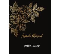 Agenda Mensuel 2026-2027: 2 Ans - du Premier Janvier 2026 au 31 Décembre 2027 - Planning Mensuel - Organisation Personnelle et Professionnelle - Grand Format A4 - Couverture Mate.
