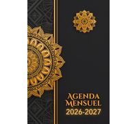 Agenda Mensuel 2026-2027: 2 Ans - Planning Simple sans Heures en Français - Idéal pour le Travail ou les Études - du Premier Janvier 2026 au 31 Décembre 2027 - 24 Mois - Format A5 - Couverture Mate.