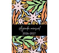 Agenda Mensuel 2026-2027: 2 Ans - Planning Simple sans Heures en Français - Organisation Personnelle et Professionnelle - du Premier Janvier 2026 au ... 2027 - 24 Mois - Format A5 - Couverture Mate.