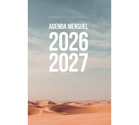 Agenda mensuel 2026-2027: Planificateur 24 mois | Calendrier mensuel de janvier 2026 à décembre 2027 | Thème Voyages - Format A5