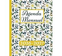 Agenda Mensuel 2026-2027: Planificateur Mensuel de 2 Ans de Janvier 2026 à Décembre 2027 avec Jours Fériés | 24 Mois de Planification pour Rester Organisé