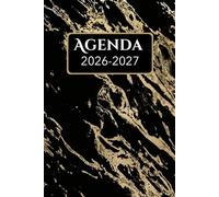 Agenda Mensuel 2026-2027: Planning Simple sans Heures en Français - Idéal pour le Travail ou les Études - du Premier Janvier 2026 au 31 Décembre 2027 - 24 Mois - 2 Ans - Format A5 - Couverture Mate .