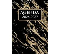 Agenda Mensuel 2026-2027: Planning Simple sans Heures en Français - Idéal pour le Travail ou les Études - du Premier Janvier 2026 au 31 Décembre 2027 - 24 Mois - 2 Ans - Format A5 - Couverture Mate .