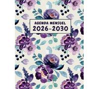 Agenda Mensuel 2026-2030: Planificateur de 5 Ans de Janvier 2026 à Décembre 2030 avec Les Jours Fériés et Les Observances