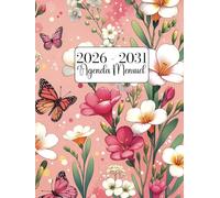 Agenda Mensuel 2026-2031: A4, SixAns, Janvier 2026 à Décembre 2031