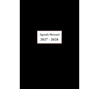 Agenda Mensuel 2027-2028 a5: Planificateur Mensuel de 2 Ans Du Janvier 2027 Au Décembre 2028 Pour Vous Aider à Planifier Chaque Mois | Organiseur de 24 Mois Avec Jours Fériés