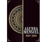 Agenda Mensuel 2027-2028 deux ans: Planificateur 24 Mois, Du 1 janvier 2027 jusqu'a le 31 Décember 2028