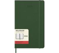 Agenda Moleskine 2026 Diaria Large Verde Mirto Tapa Dura