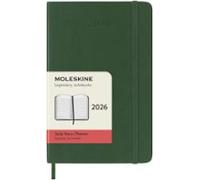 Agenda Moleskine 2026 Diaria Pocket Verde Mirto Tapa Blanda