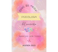 Agenda motivacional 2025 para psicólogas. Con frases e imágenes inspiradoras, espacios de autoconocimiento, calendario menstrual, vision board, dibujos para colorear y mucho más. Tamaño A5