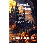 Agenda motivazionale della mia spooky season 2025 edizione TASCABILE con sfondi interni con zucche di Halloween e copertina con castello stregato