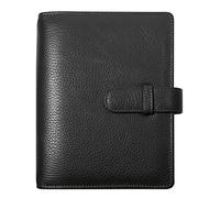 Agenda organizador Exacompta Exatime 17 Cali Becerro llena - 190 x 150 mm - Enero 2016 A Enero 2017 - envejecida 2016, color negro