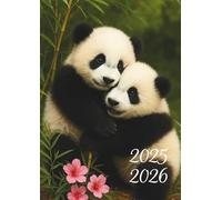 Agenda Panda: JOURNALIER, Une page par jour | Format standard 12x17 cm | Primaire, Collège | pour Fille et garçon 7 ans 8 ans 9 ans 10 ans | Animaux ... 3eme | Enfant Ado Elève d'école élémentaire