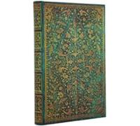 Agenda Paperblanks Flor Esmeralda 18m Apaisada Mini