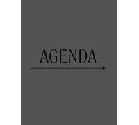 : Agenda para Adultos: Organiza tu Vida con Elegancia y Claridad: Planificador con diseño limpio, espacios para notas y seguimiento de objetivos, perfecto para quienes valoran orden y simplicidad