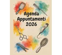 Agenda parrucchieri per appuntamenti 2026 : 1 Settimana = 2 Pagine A4 | Intervalli di 15 minuti, Orario dalle 7:00 alle 21:00 | 12 mesi da gennaio a dicembre 2026.