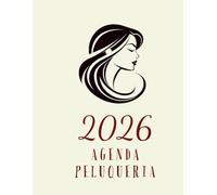 Agenda Peluquería 2026: 1 día por página con horarios 7:00 a 22:30 | intervalos de 30 minutos | 4 columnas | libro de citas para peluqueria | A4